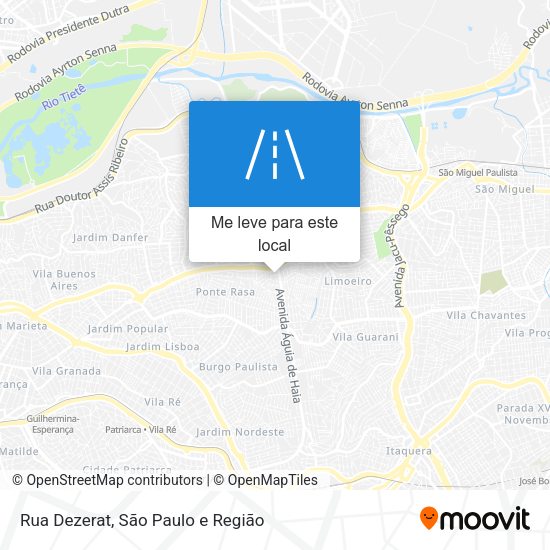 Rua Dezerat mapa