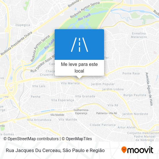 Rua Jacques Du Cerceau mapa