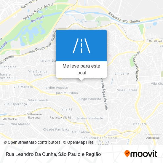 Rua Leandro Da Cunha mapa
