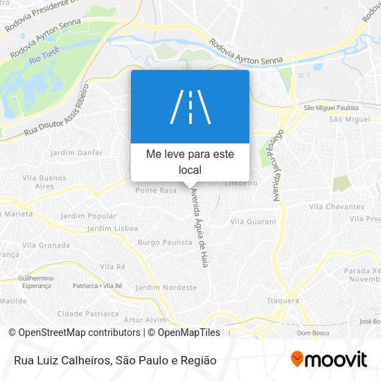 Rua Luiz Calheiros mapa