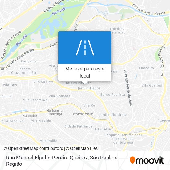 Rua Manoel Elpídio Pereira Queiroz mapa