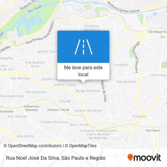 Rua Noel José Da Silva mapa