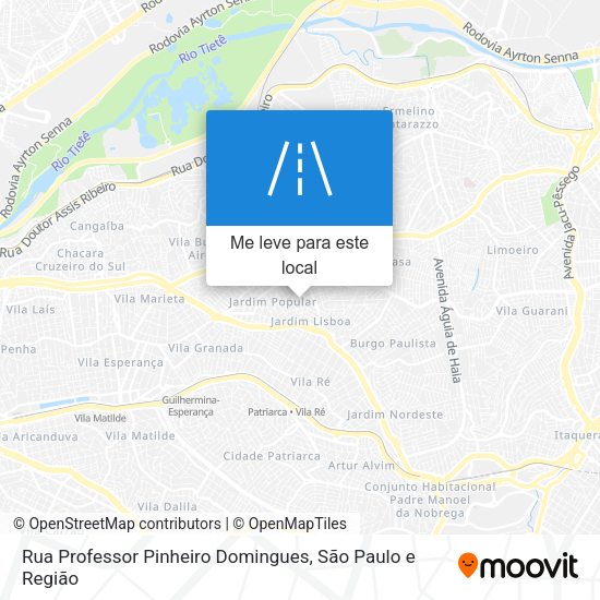 Rua Professor Pinheiro Domingues mapa