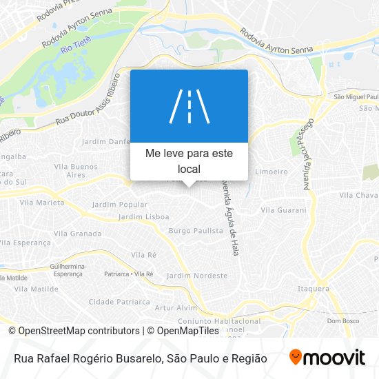 Rua Rafael Rogério Busarelo mapa