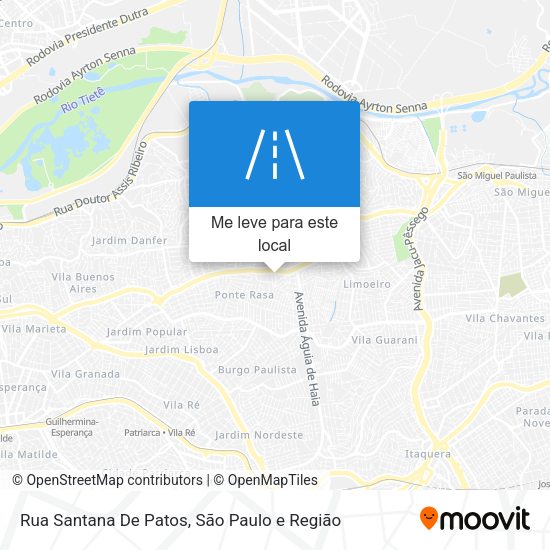 Rua Santana De Patos mapa