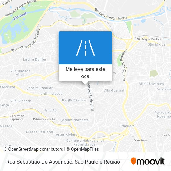 Rua Sebastião De Assunção mapa