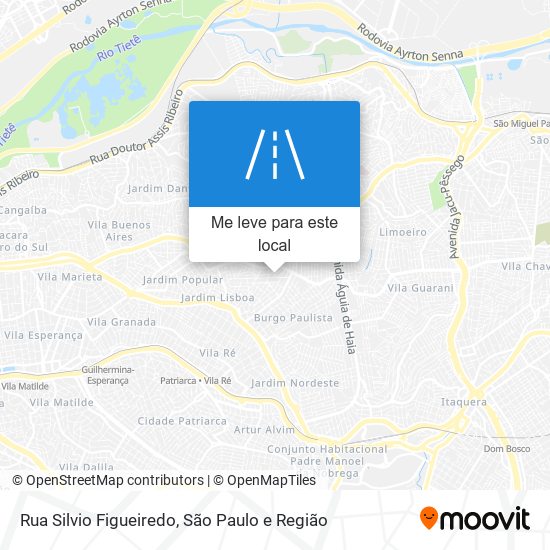 Rua Silvio Figueiredo mapa