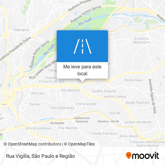 Rua Vigilia mapa