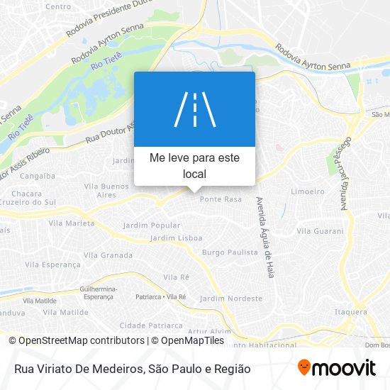 Rua Viriato De Medeiros mapa