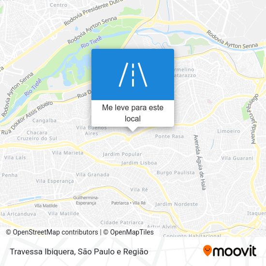 Travessa Ibiquera mapa