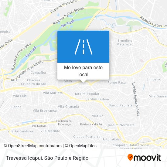 Travessa Icapui mapa