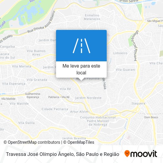 Travessa José Olímpio Ângelo mapa