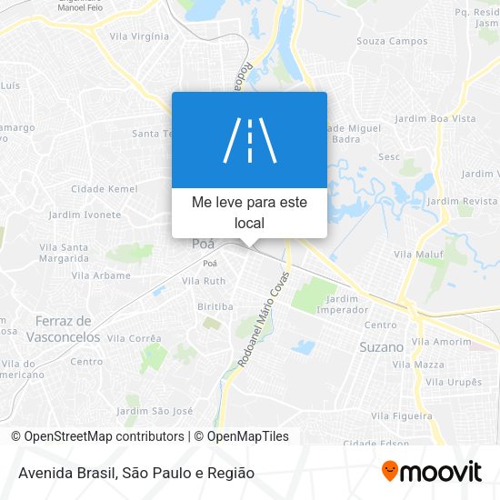 Avenida Brasil mapa