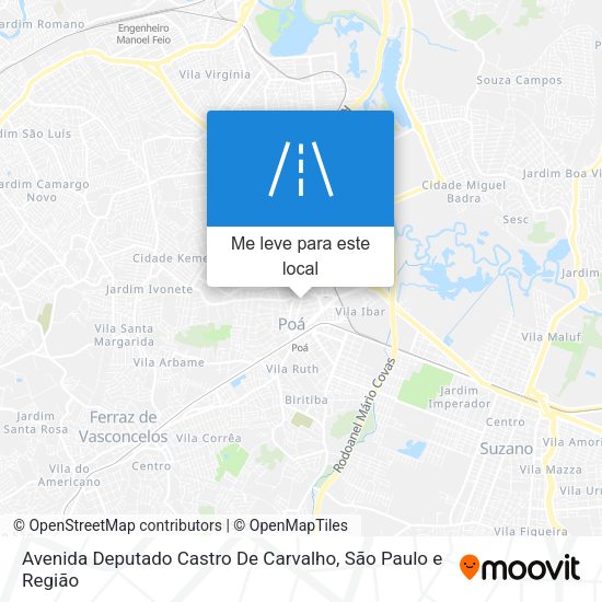 Avenida Deputado Castro De Carvalho mapa