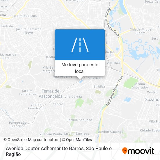 Avenida Doutor Adhemar De Barros mapa