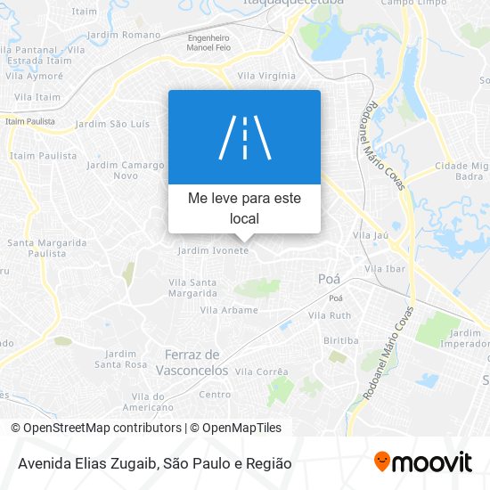 Avenida Elias Zugaib mapa