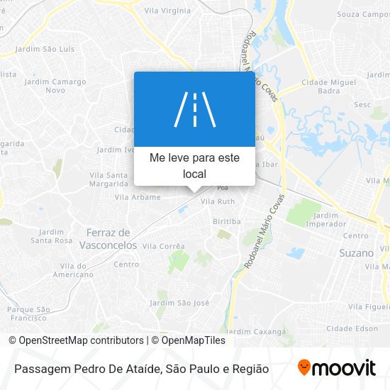 Passagem Pedro De Ataíde mapa