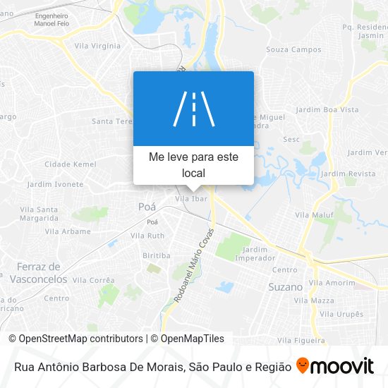 Rua Antônio Barbosa De Morais mapa