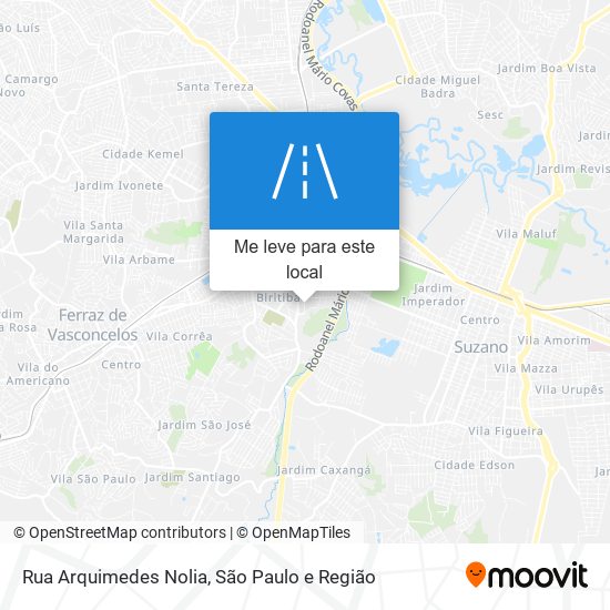 Rua Arquimedes Nolia mapa