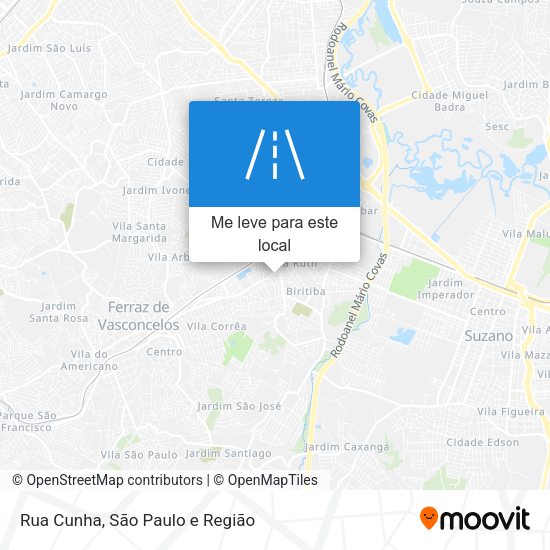 Rua Cunha mapa