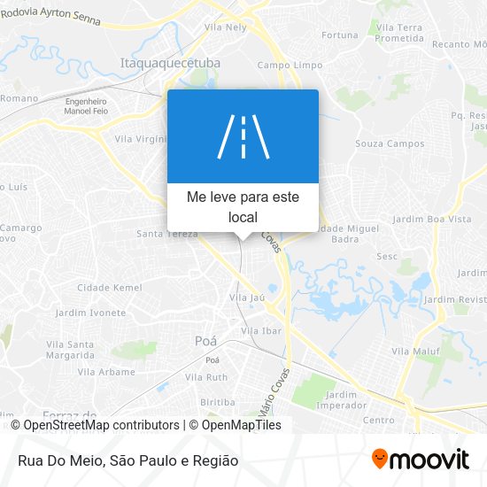 Rua Do Meio mapa