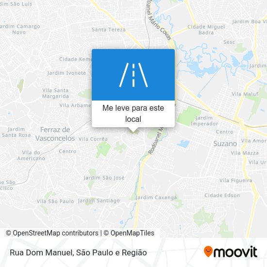 Rua Dom Manuel mapa
