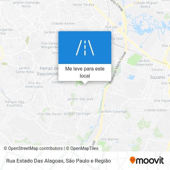 Rua Estado Das Alagoas mapa