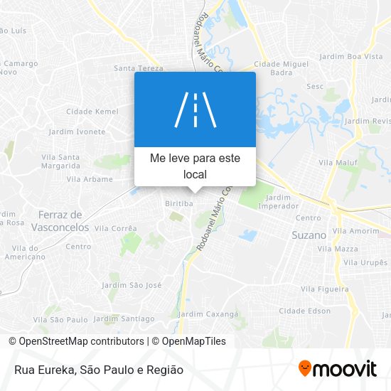 Rua Eureka mapa
