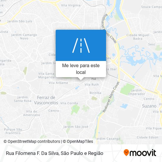 Rua Filomena F. Da Silva mapa