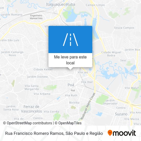 Rua Francisco Romero Ramos mapa