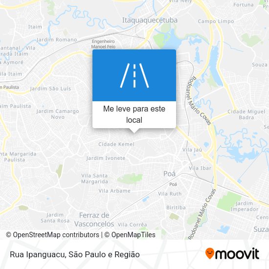 Rua Ipanguacu mapa