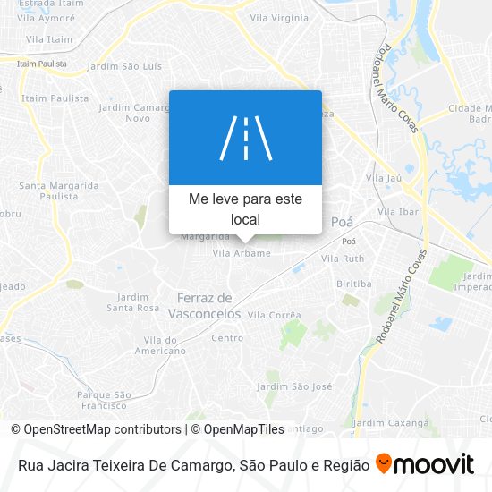 Rua Jacira Teixeira De Camargo mapa