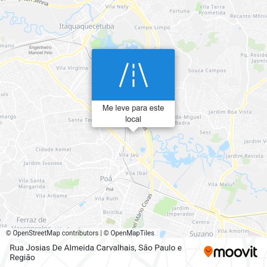 Rua Josias De Almeida Carvalhais mapa