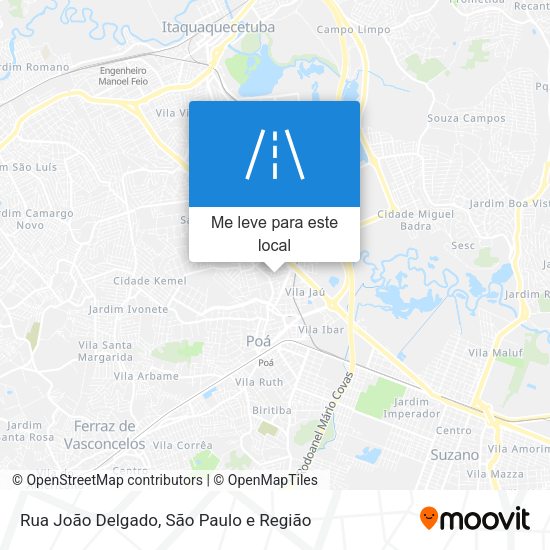Rua João Delgado mapa