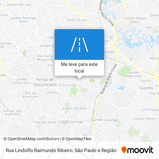 Rua Lindolfo Raimundo Ribeiro mapa