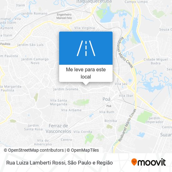 Rua Luiza Lamberti Rossi mapa