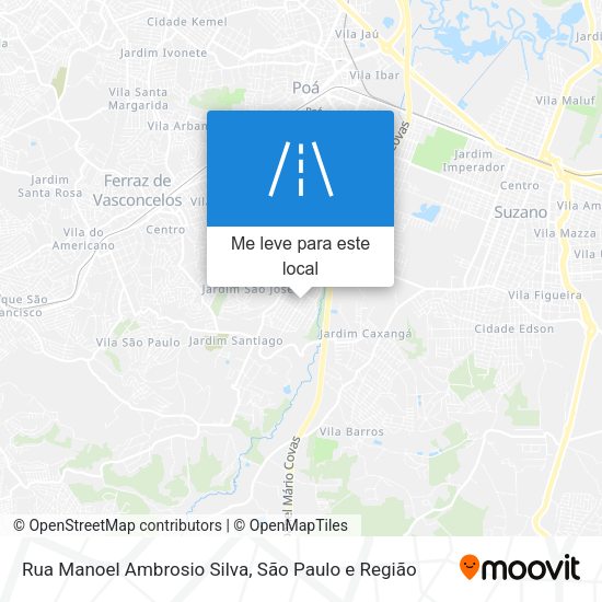 Rua Manoel Ambrosio Silva mapa