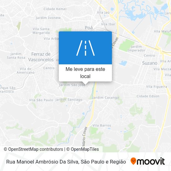 Rua Manoel Ambrósio Da Silva mapa