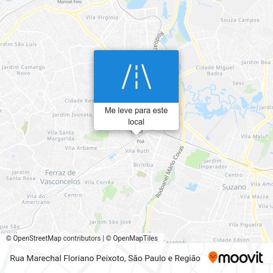 Rua Marechal Floriano Peixoto mapa