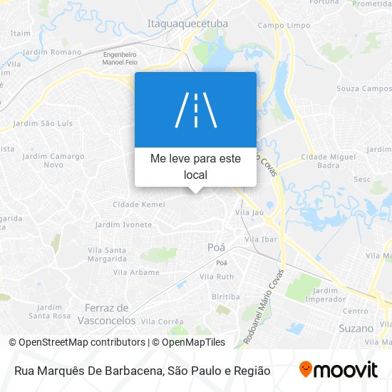 Rua Marquês De Barbacena mapa