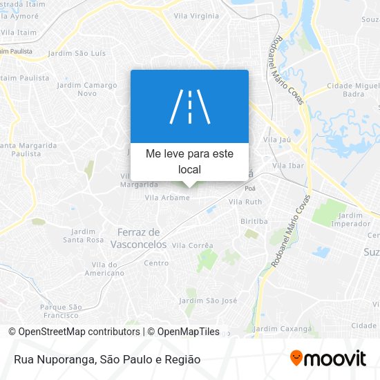 Rua Nuporanga mapa