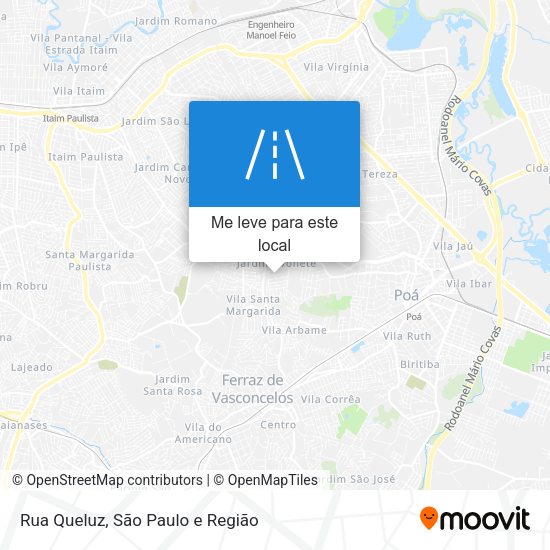 Rua Queluz mapa