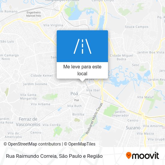 Rua Raimundo Correia mapa