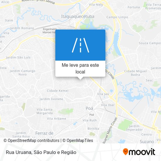 Rua Uruana mapa