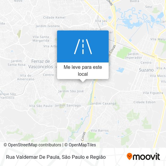 Rua Valdemar De Paula mapa