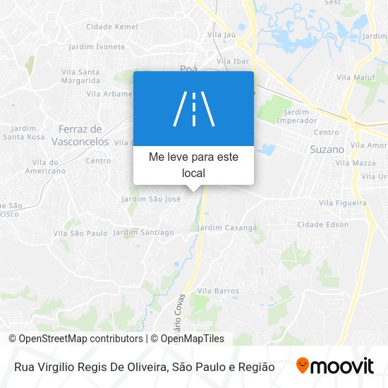 Rua Virgilio Regis De Oliveira mapa