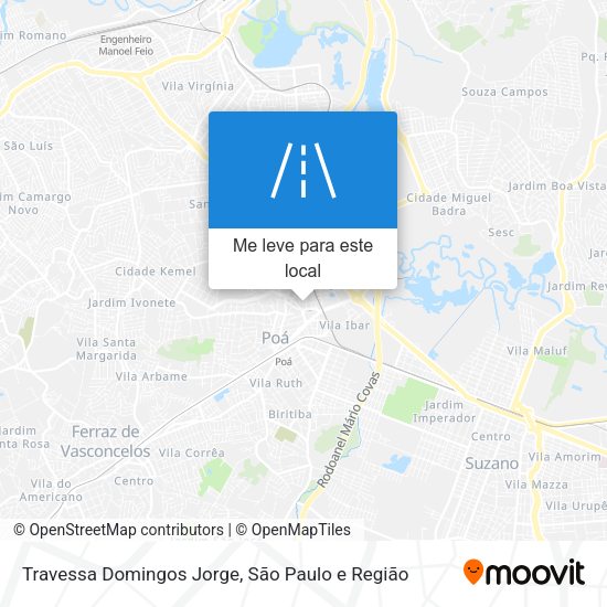 Travessa Domingos Jorge mapa