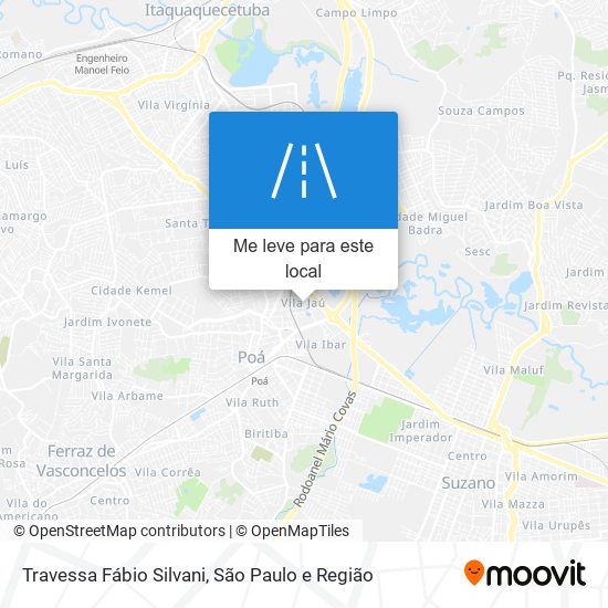 Travessa Fábio Silvani mapa