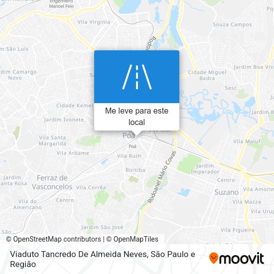 Viaduto Tancredo De Almeida Neves mapa