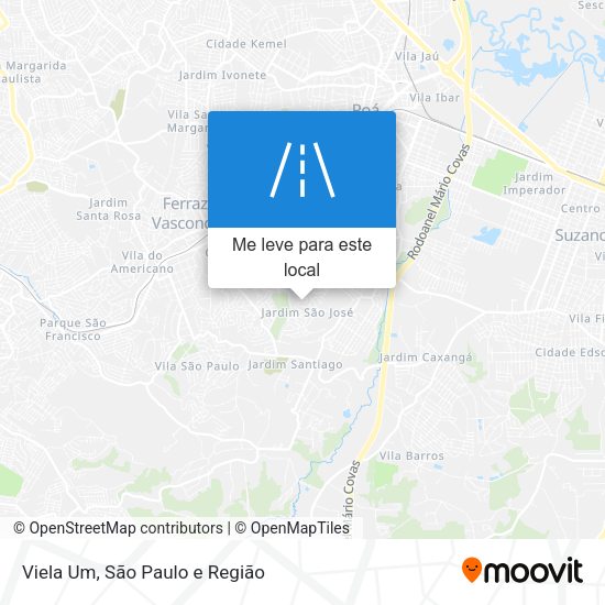 Viela Um mapa